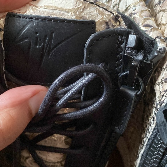 Giuseppe Zanotti Snake Skin Sneaker Wedges EUC - Picture 12 of 15